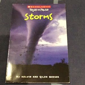 Storms-True or False book